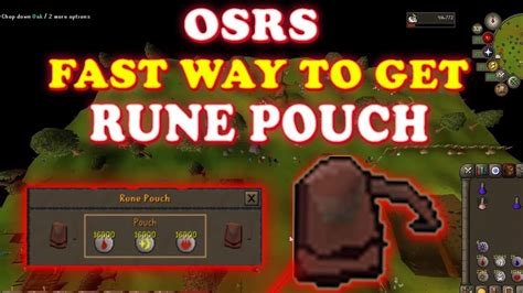 fastest way to get rune pouch osrs